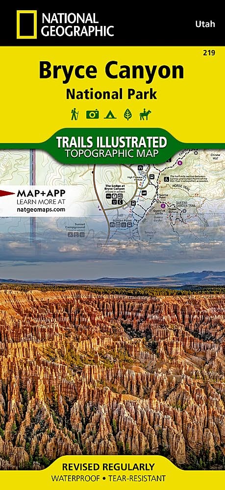 Bryce Canyon National Park Map (National Geographic Trails No Results