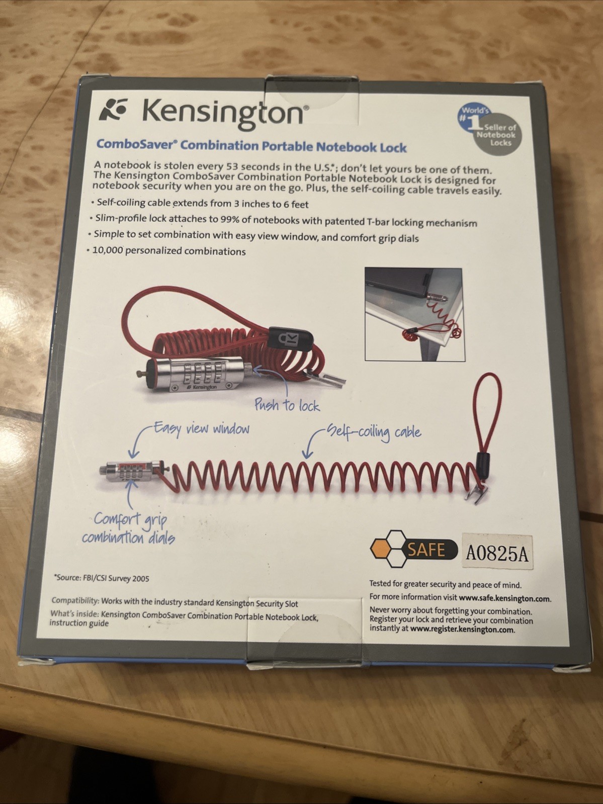 Kensington ComboSaver Notebook Computer Combination Lock