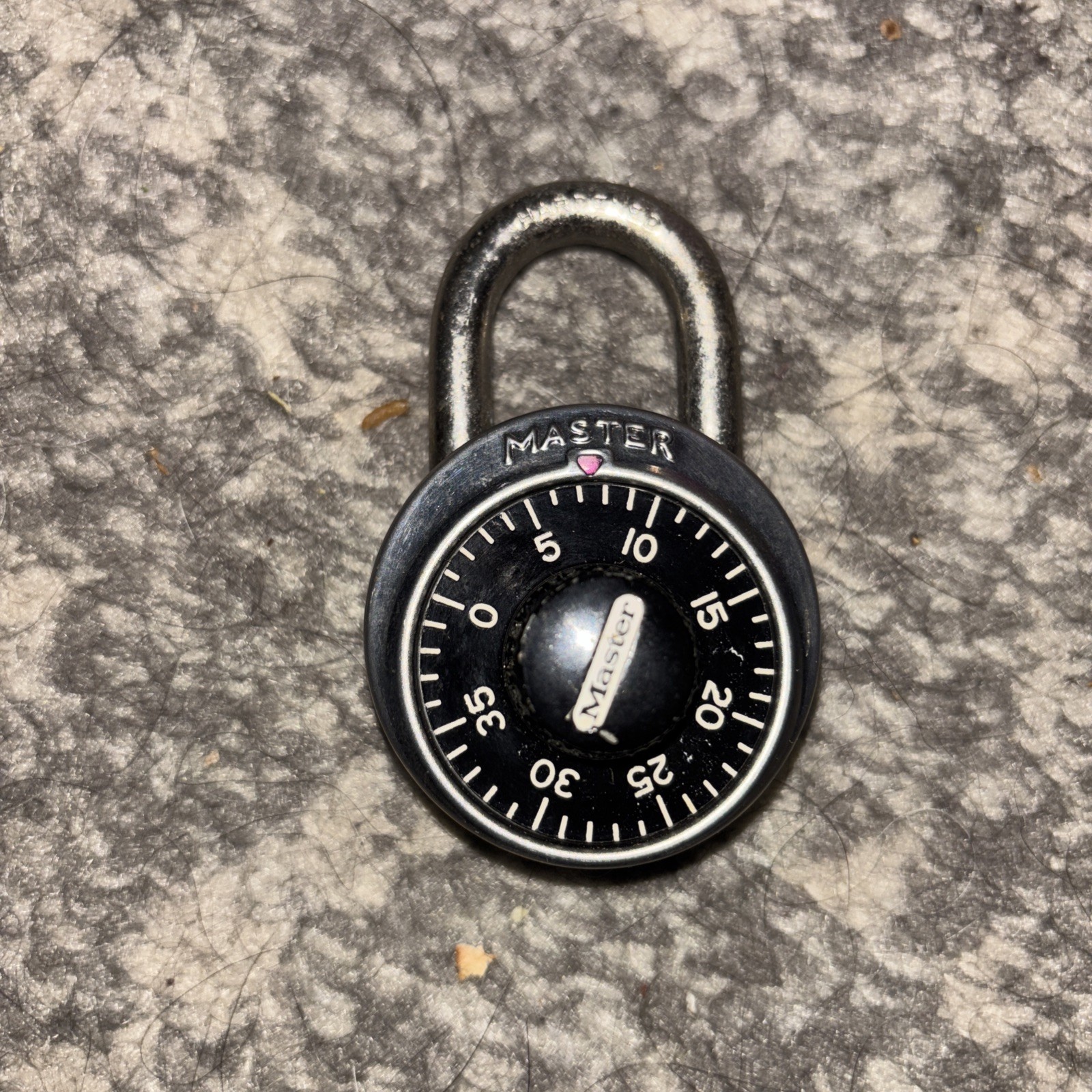 Master Combination Pad Lock 1500 - Vintage Pad Lock With Combination
