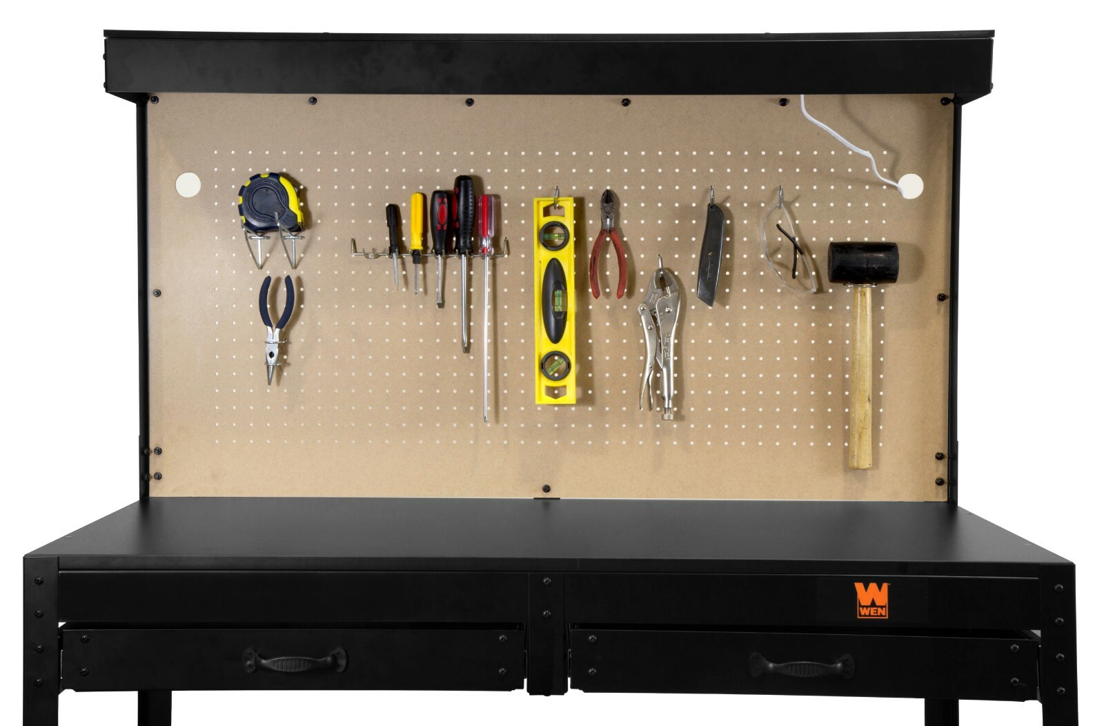 WEN WB4723T 48-Inch Workbench with Power Outlets and Light