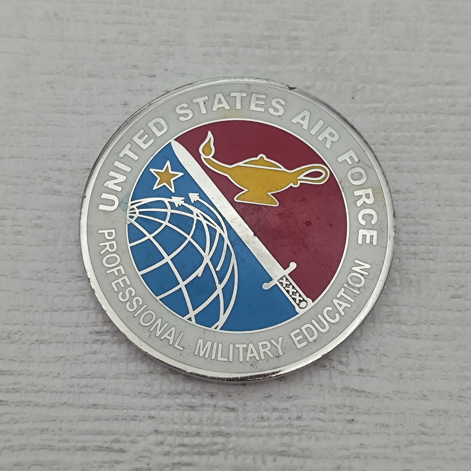 United States Air Force Professional Military Education Challenge Coin