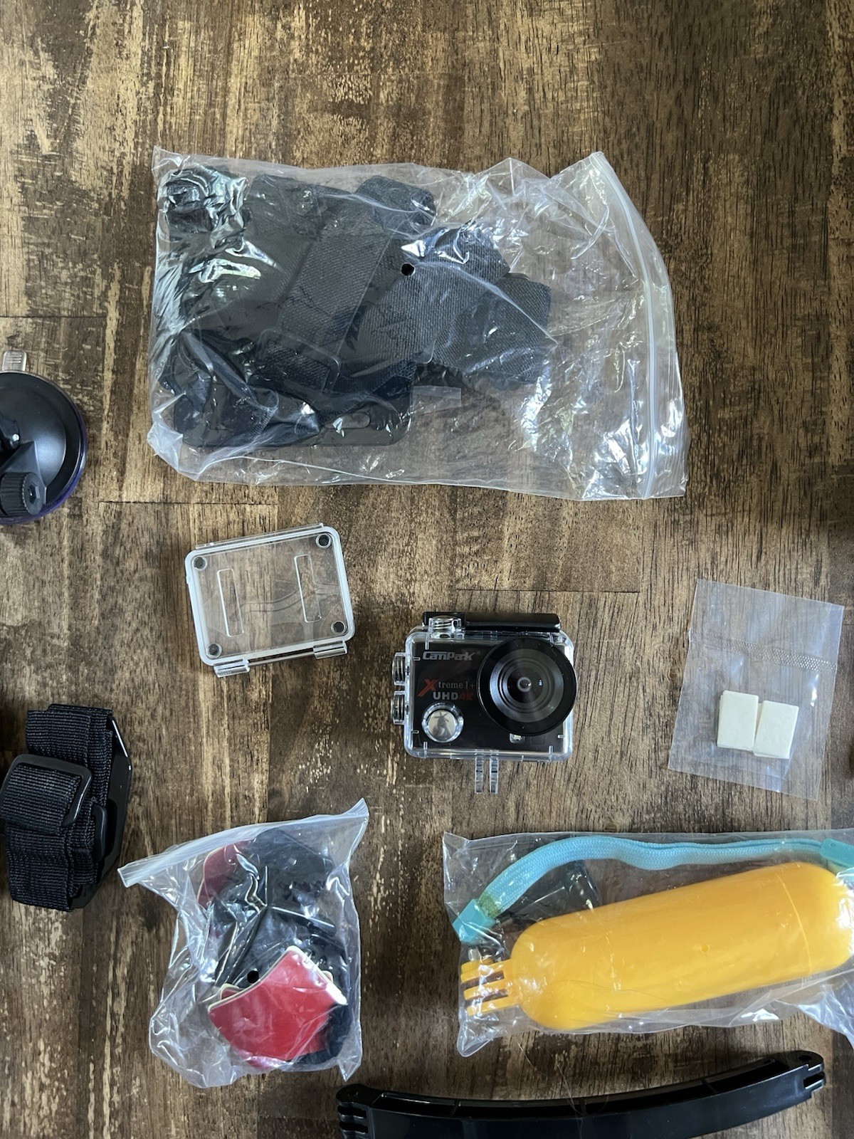 CamPark Xtreme I+ UHD 4K Action Camera + Accessory Bundle, Case, SD Card
