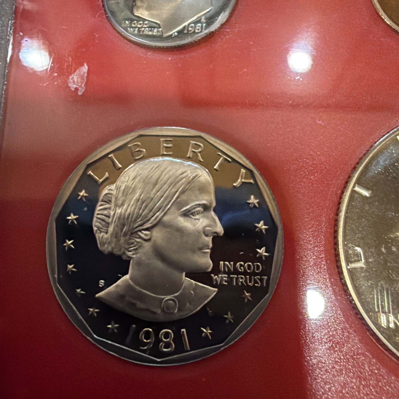 1981 Clad Proof Set Type 1 U.S. Mint Government Packaging OGP