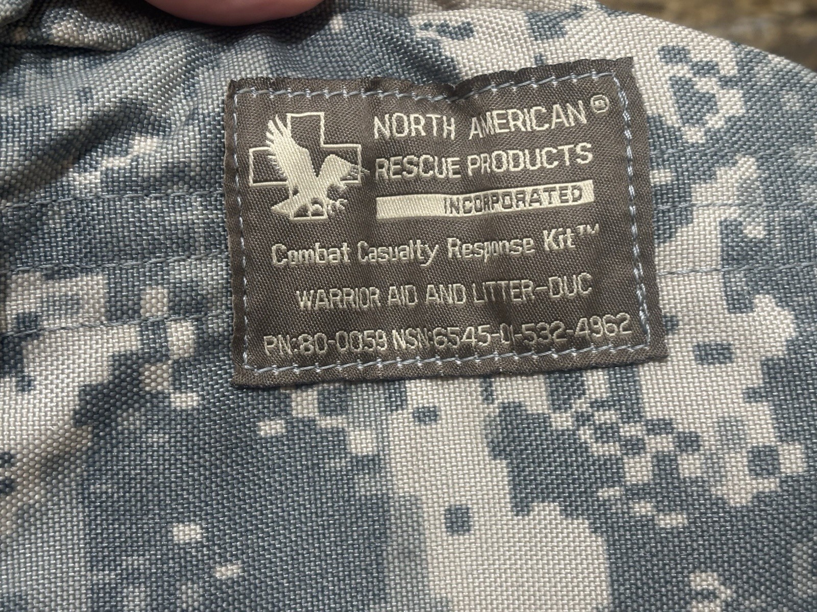 North American Rescue Products Combat Casualty Response Kit Litter Pack Backpack