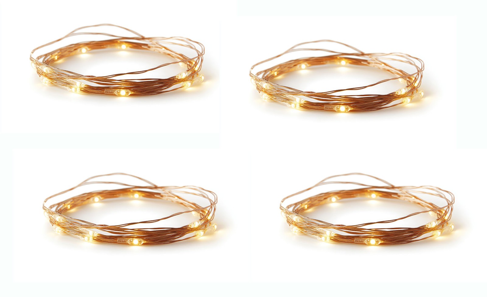 Radiance  4 Pack 7 Feet 20 LED Light Strings Battery Powered