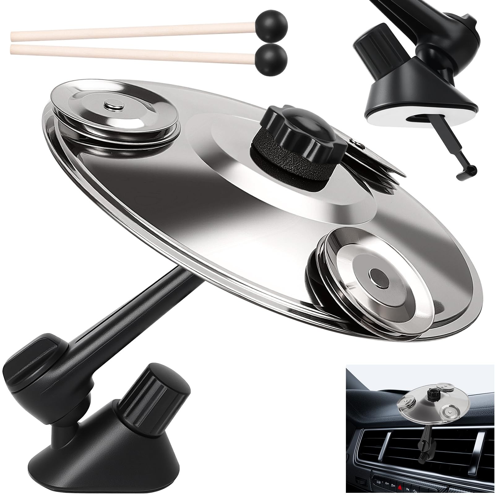 car cymbal，Three-piece mini car cymbal air vent，Comes with a pair of ethereal...