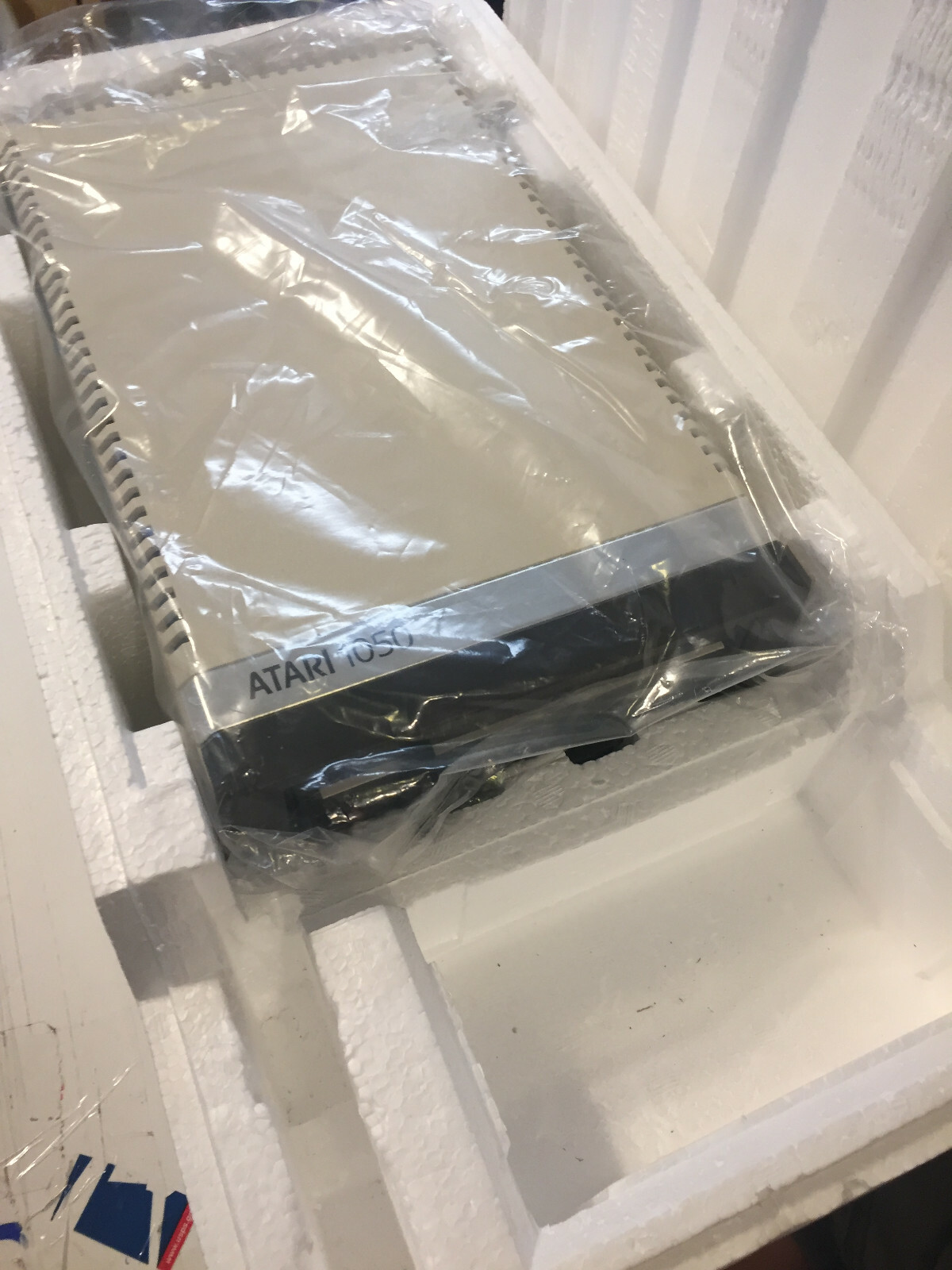 1050 Atari Disk Drive Clean NO Owners Manual, DOS 2.5 SIO Cable or Power Pack