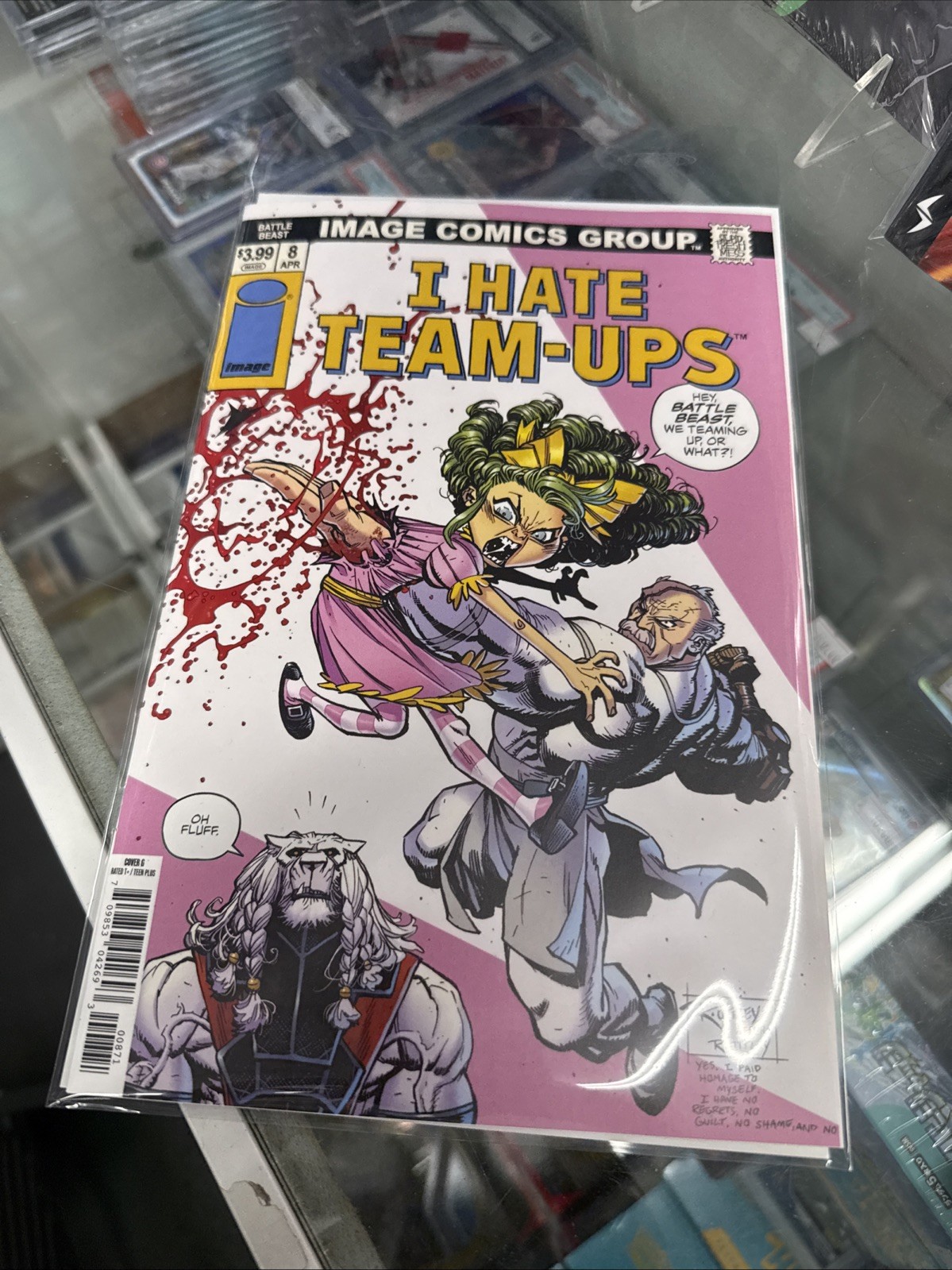 Invincible Universe Battle Beast #8 Ryan Ottley I Hate Fairyland Team Up Variant
