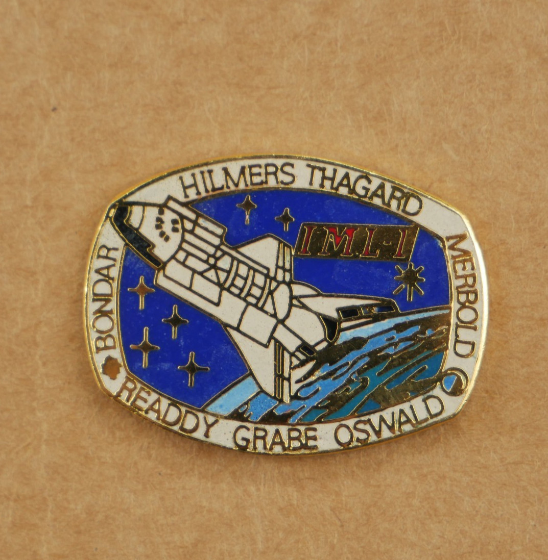 BONDAR HILMERS THAGARD MERBOLD REDDY GRABE OSWOLD IML-1 Pin