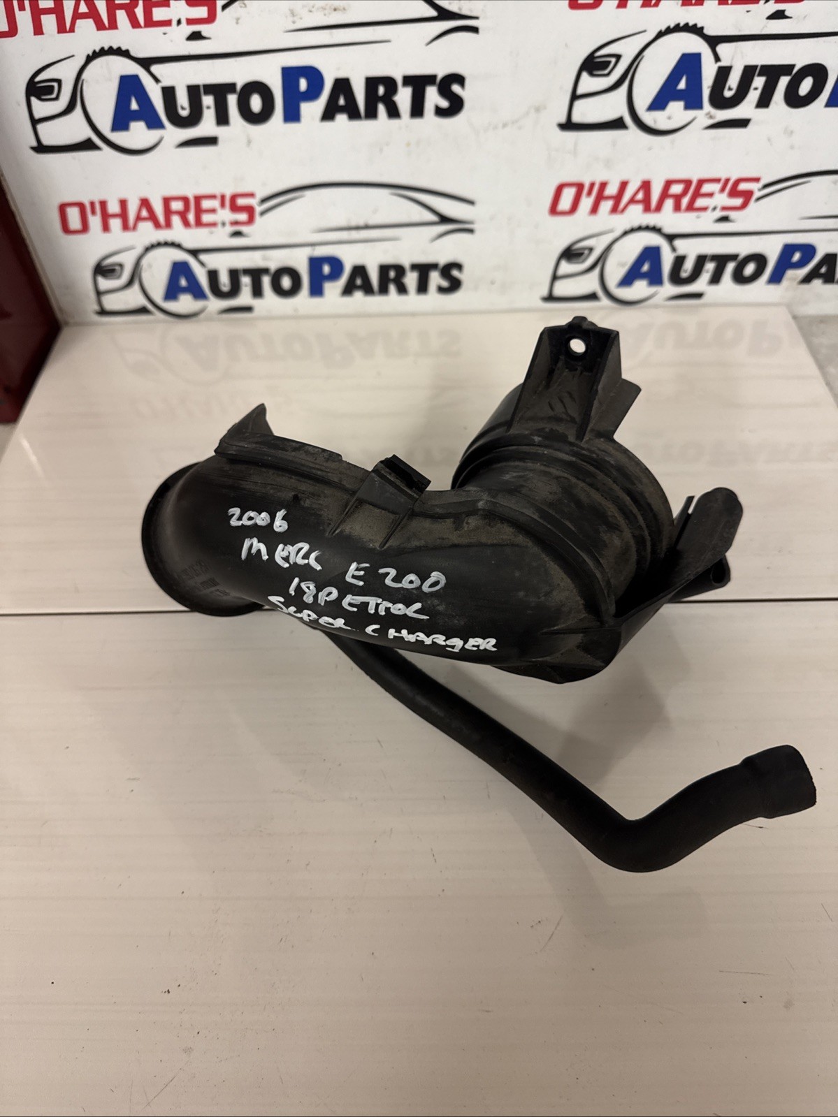 MERCEDES BENZ E Class 06  E200 1.8 Supercharged Mass Air Flow Meter PIPE ONLY