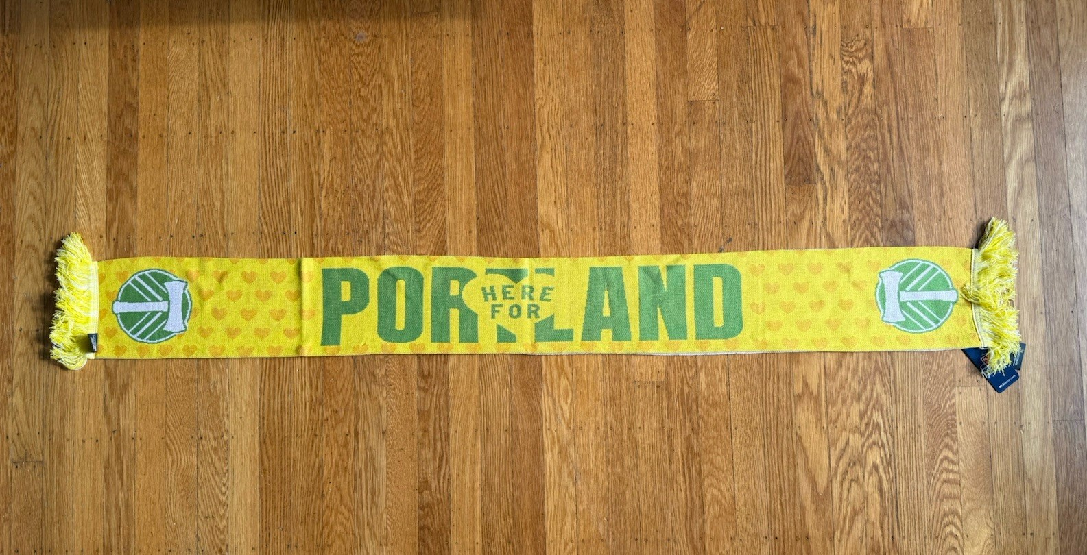 Portland Timbers Thorns Here For Love Soccer Scarf New MLS NWSL