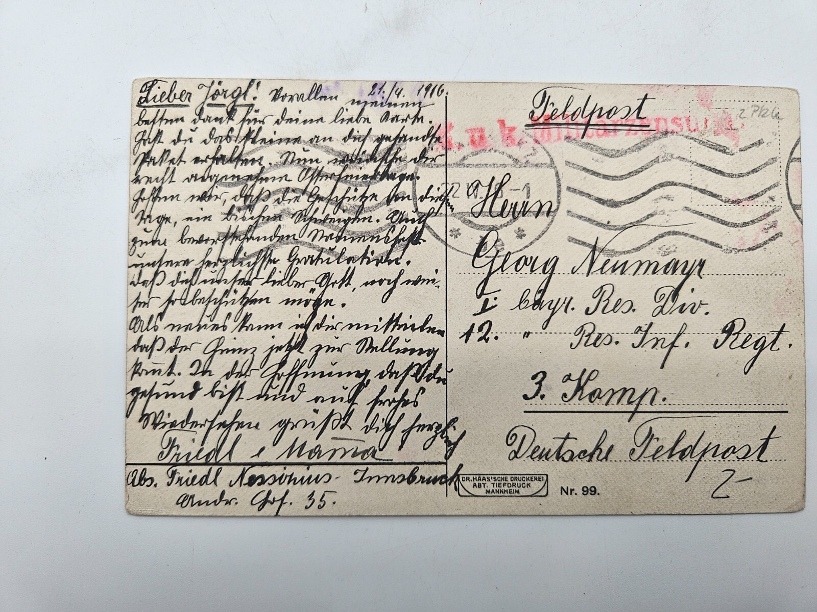 HA2115: Postcard, We Praise You Up