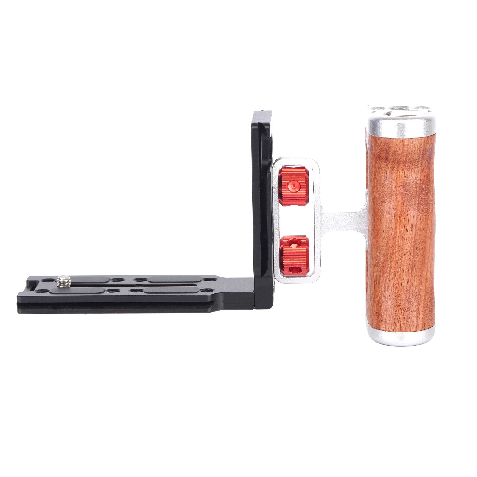 Camera Grip Wooden Handle QR Plate – Aacr-Compatible Fits All Camera Models.