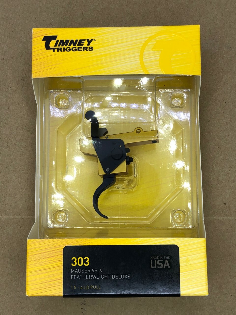 TIMNEY TRIGGER MAUSER M95 M96 FEATHERWEIGHT DELUXE ADJUSTABLE 1.5-4 LB PULL 303