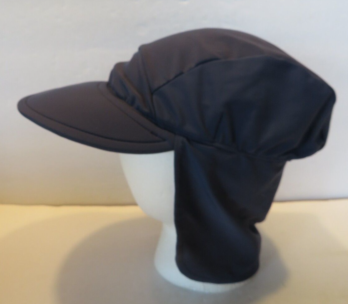 BanZ Hat Cap Sun Block Protection Maximum UV UPF50+ Size L Blue Stretch Turtle
