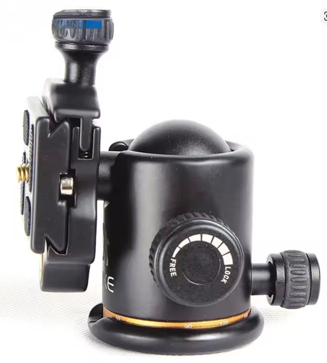 BEIKE Aluminum BK-03 Camera Tripod Ball Head with Quick Release Plate Pro Camera