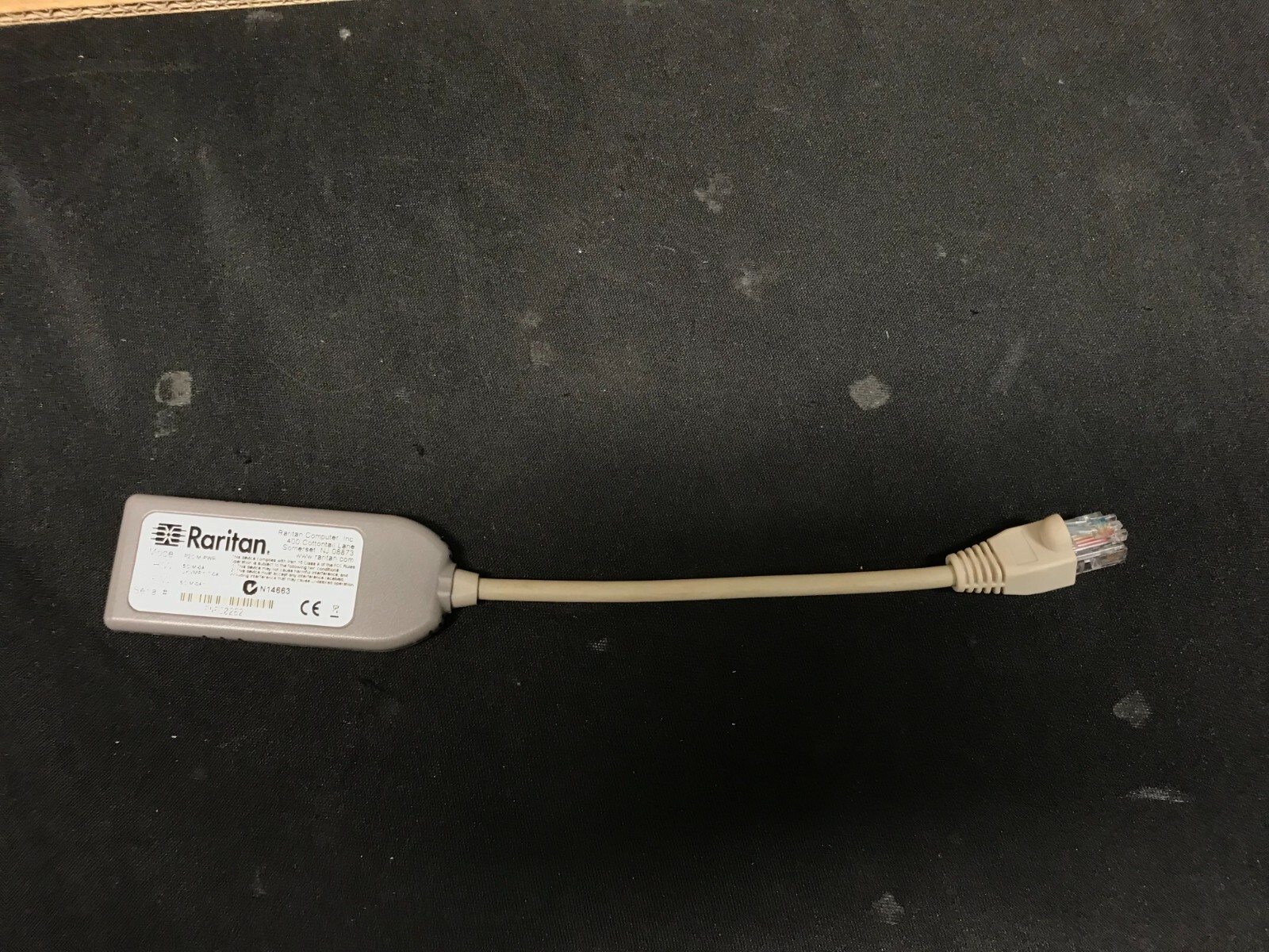 RARITAN P2CIM-PWR RJ-45 ETHERNET FEMALE TO MALE CONNECTOR KVM CABLE UKVMPY/T-0A