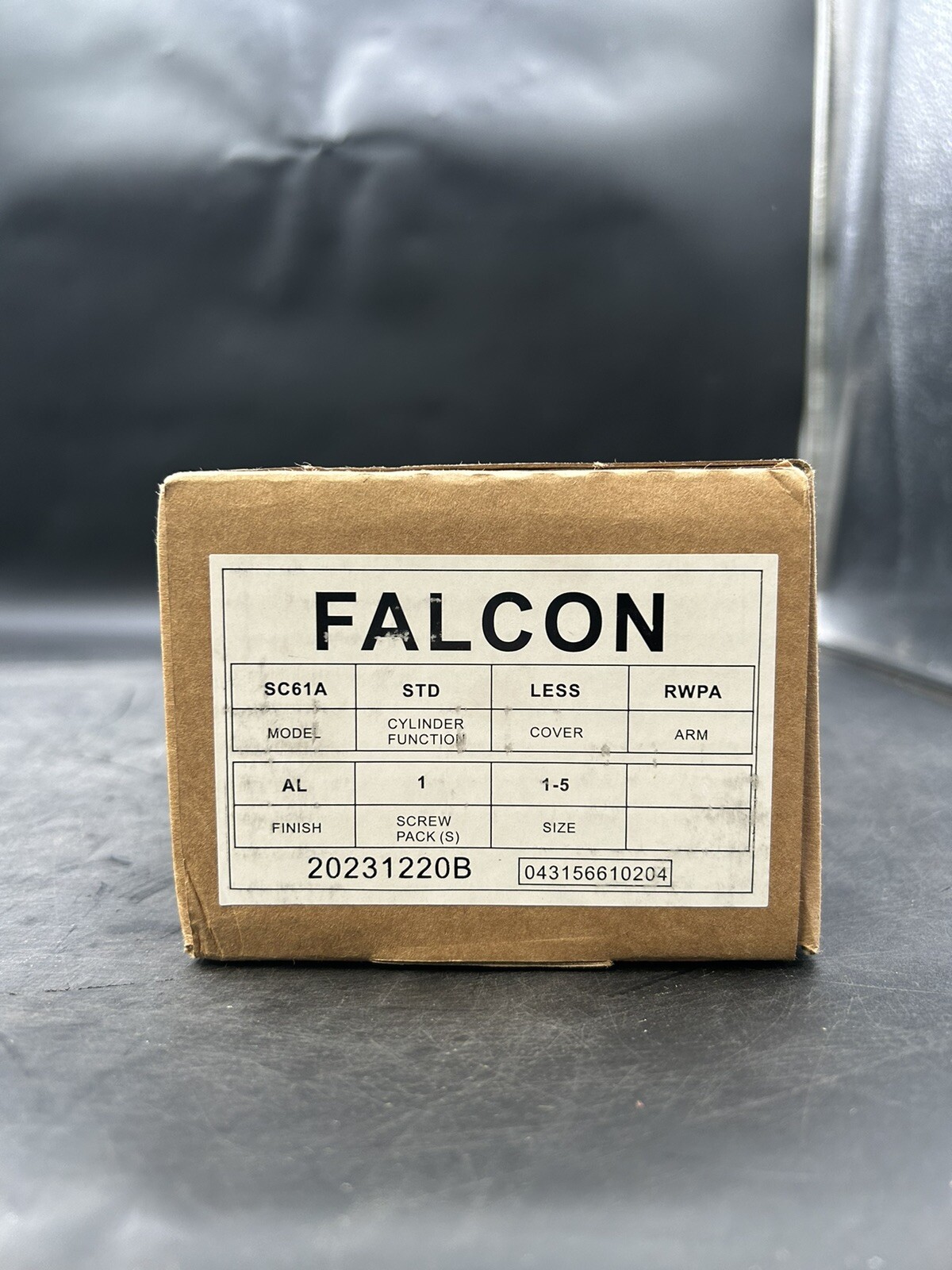 FALCON SC61A RW/PA Arm Door Closer Automatic Silver Aluminum