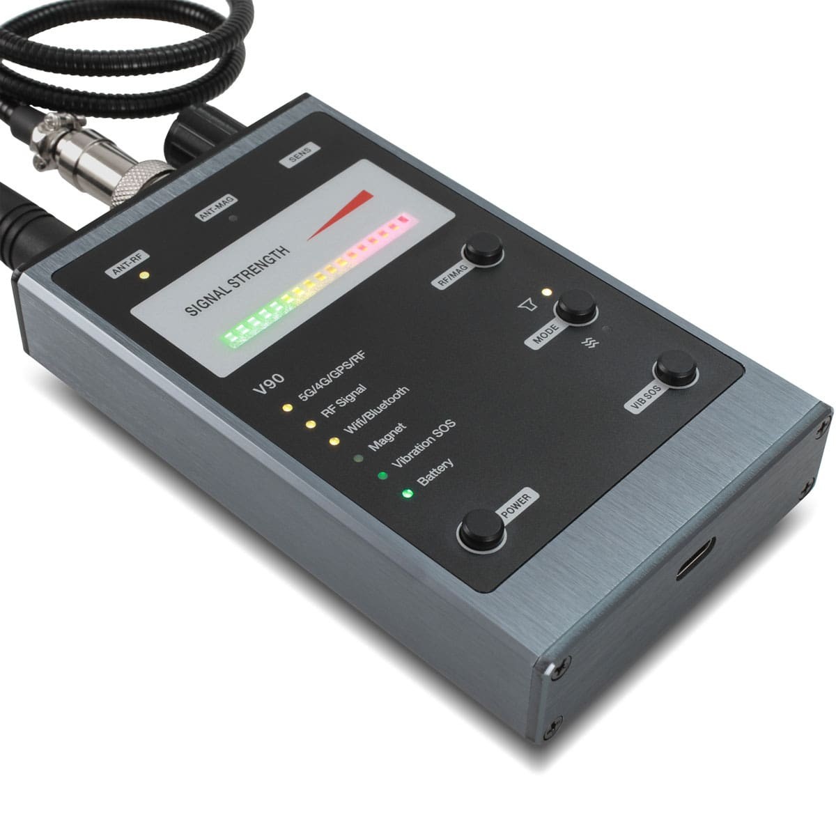 GPS Tracker Bug Detector Car Finder AirTag Scanner RF Sweeper Magnetic