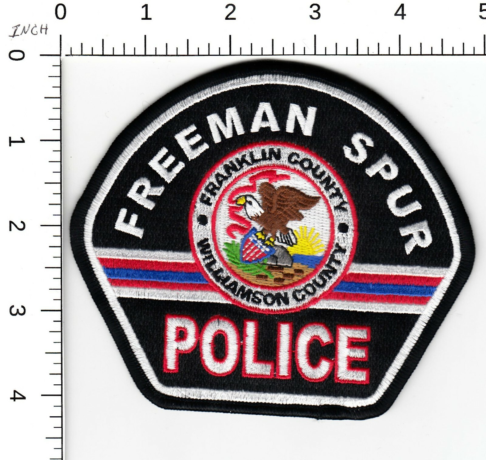 FREEMAN SPUR POLICE (DISBANDED JULY 2017) ILLINOIS PATCH COLLECTIBLE