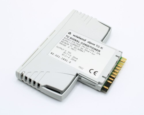 82.021.1831.0 WIELAND TC Signal Conditioner Module 25mA 24V 8202118310