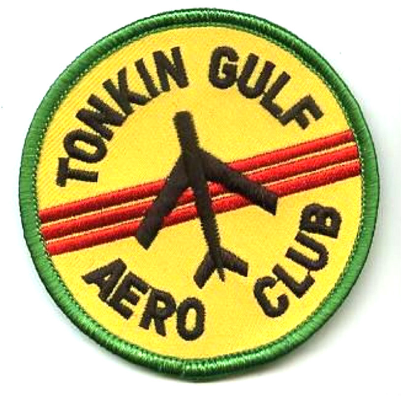 VIETNAM NAM ERA US AIR FORCE TONKIN GULF AERO CLUB EMBROIDERED iron-on PATCH