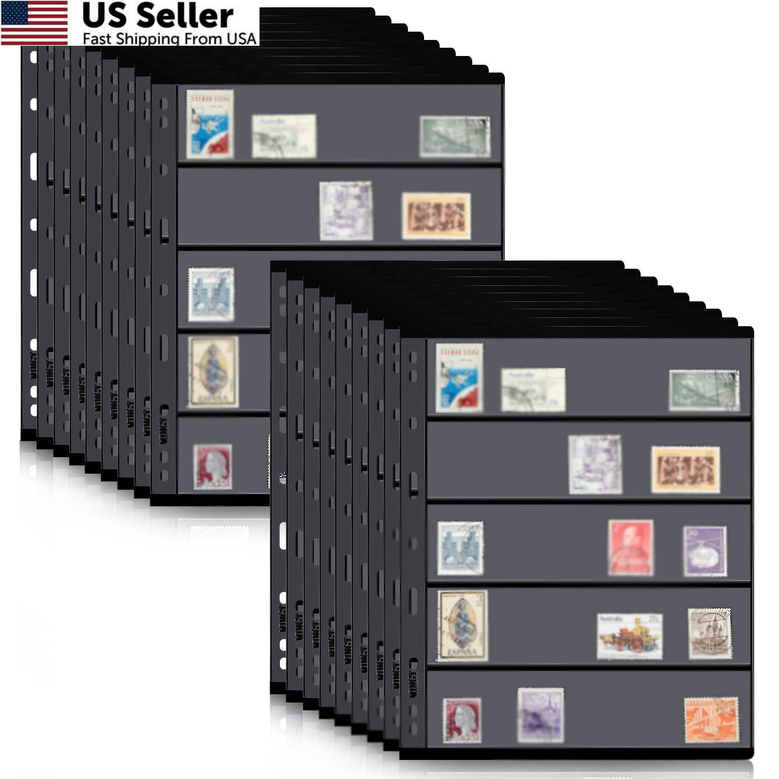 Gersoniel 20 Sheets 21.8 X 28 Cm / 8.58 X 11.02 Inches, black, transparent