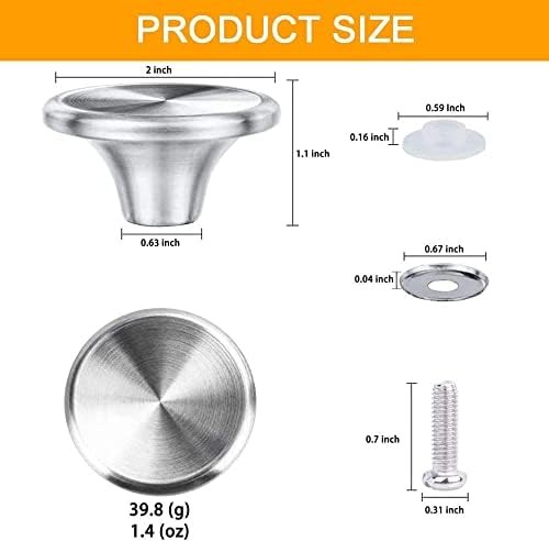 Dutch Oven Lid Knob Stainless Steel Replacement Cast Iron