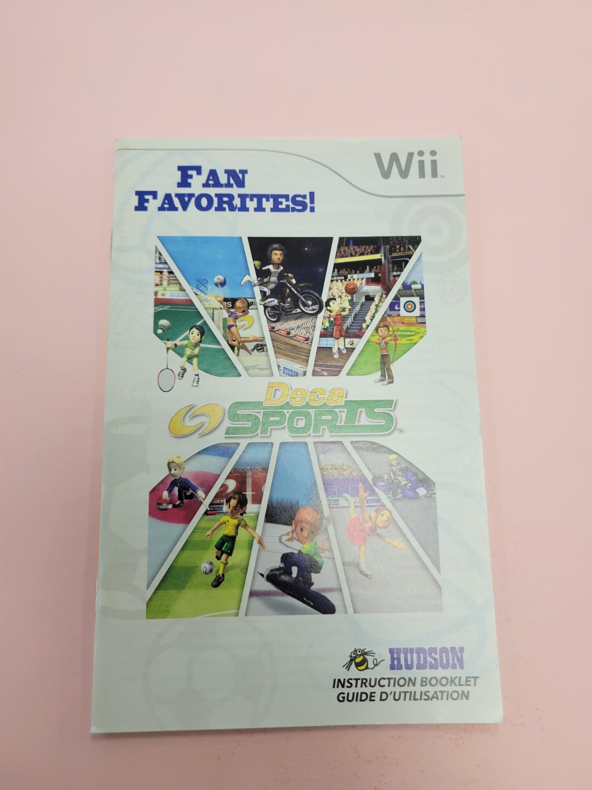 Deca Sports - Fan Favorites-Nintendo Wii Manual Only