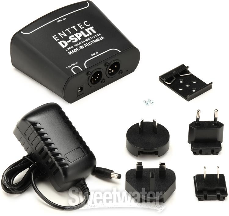 ENTTEC D-Split 4-port Isolated DMX Splitter