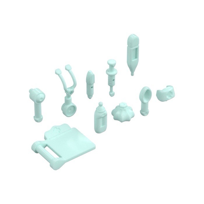 LEGO Minifigure Medical Accessories Nurse Doctor Stethoscope Otoscope Syringe