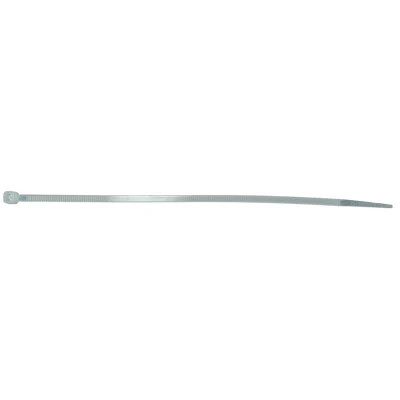 8" Natural Nylon Plastic Cable Ties (100 pcs)