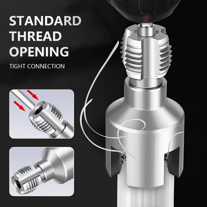 2pcs Integrated Internal & External Pipe Threading-Tool,PVC Pipe Threader Kit