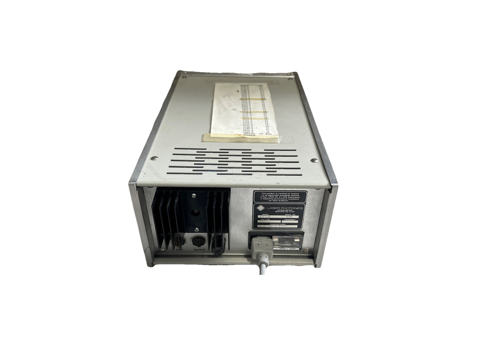 Spectra-Physics L5720 Vintage Laser Photonics Controller Box OEM Precison Optics