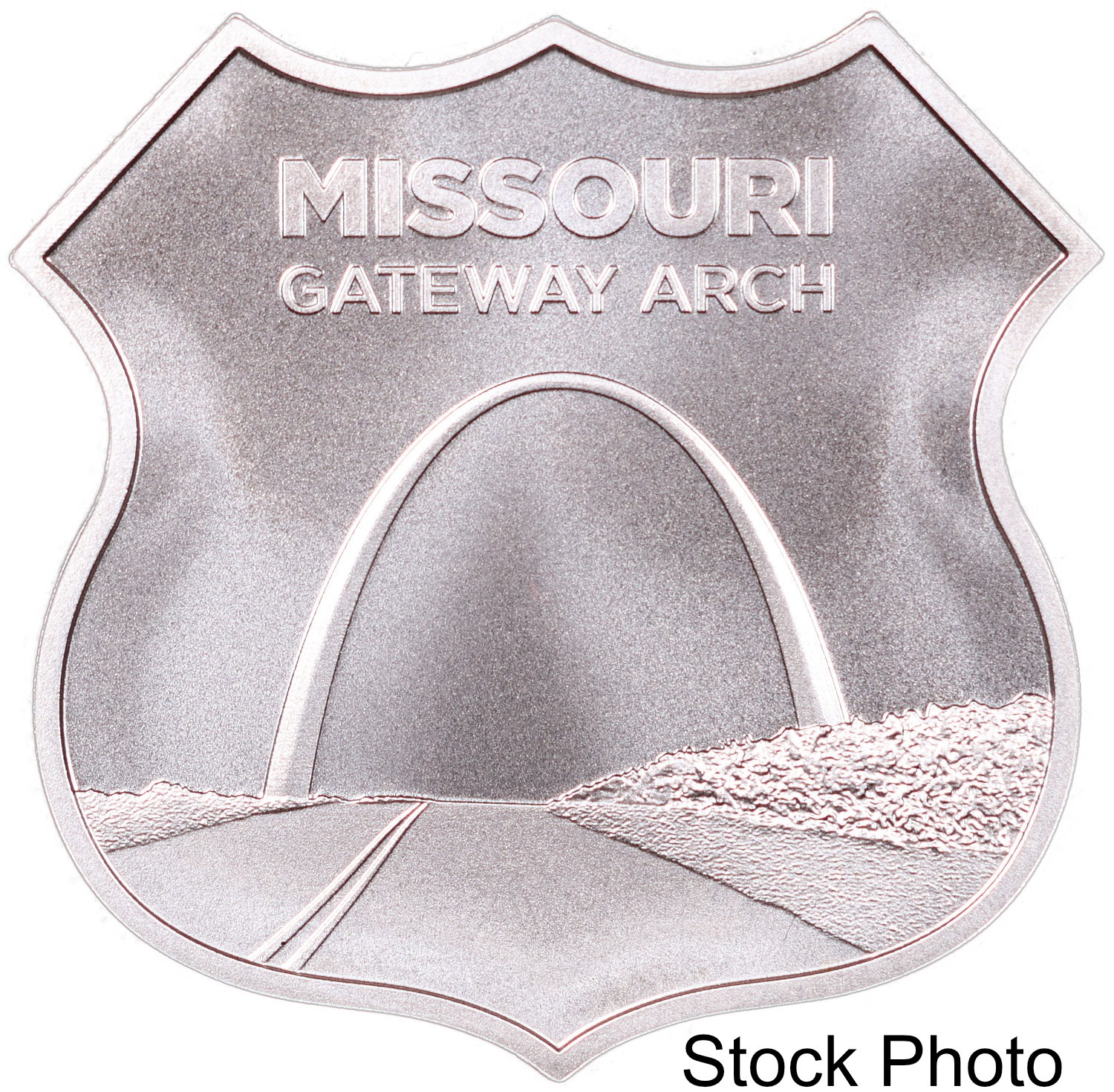 SMI USA Icons of Route 66 Missouri Gateway Arch 1 oz .999 Silver Ingot