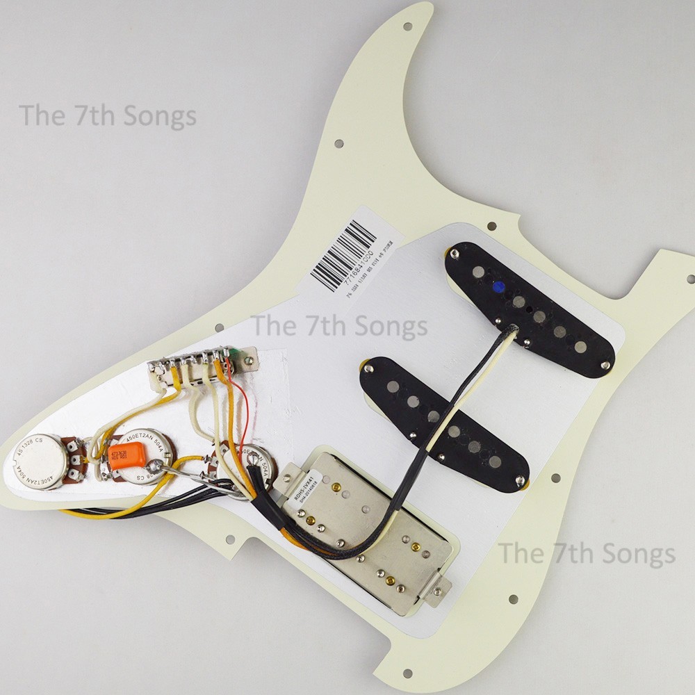 HSS Texas Blues SH4 Pickup Alnico 5 Electric guitar Prewired Loaded Pickguard
