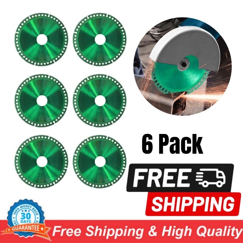 Indestructible 100mm Cutting Discs – 6-Pack for Angle Grinder, Cuts Everything