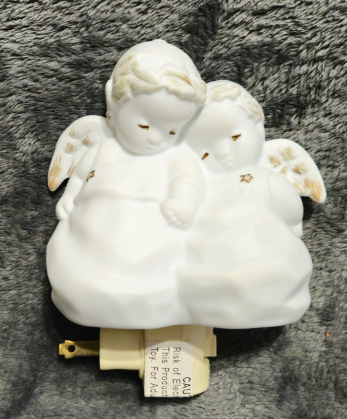 Michel & Co Ceramic Angels Night Light