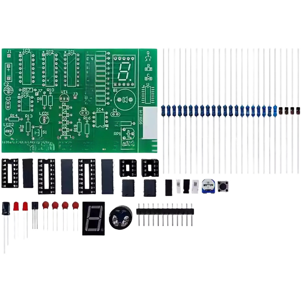 Countdown Timer DIY Kit 9 Seconds for Electronics Skill Training and Learning