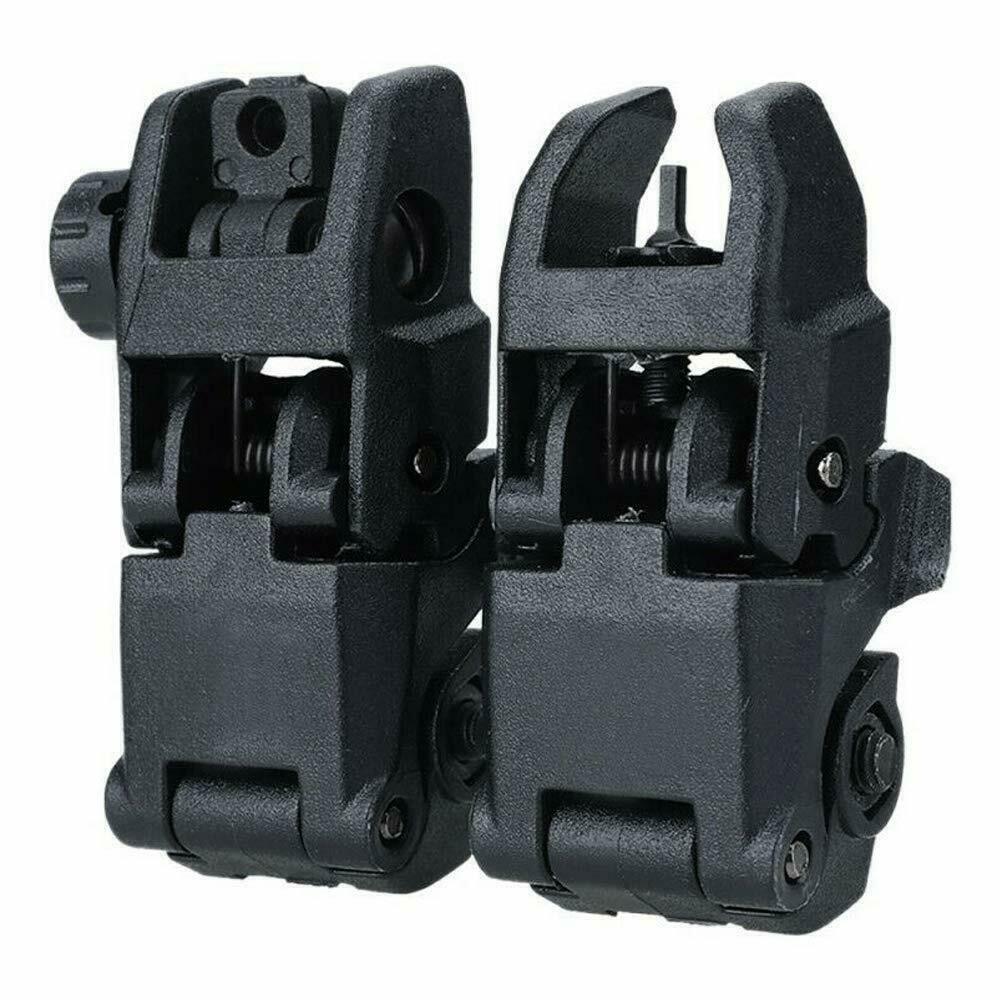 1-4 Set Premium Pair Flip-up Tactical Sight Nylon Folding Sights Front&Rear Set