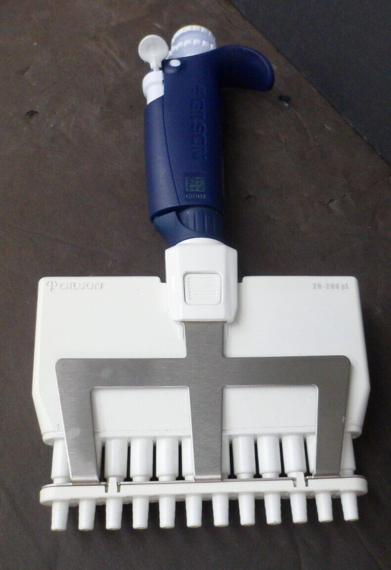 Gilson Pipetman 20-200µL P200 12 Channel Manual Pipette