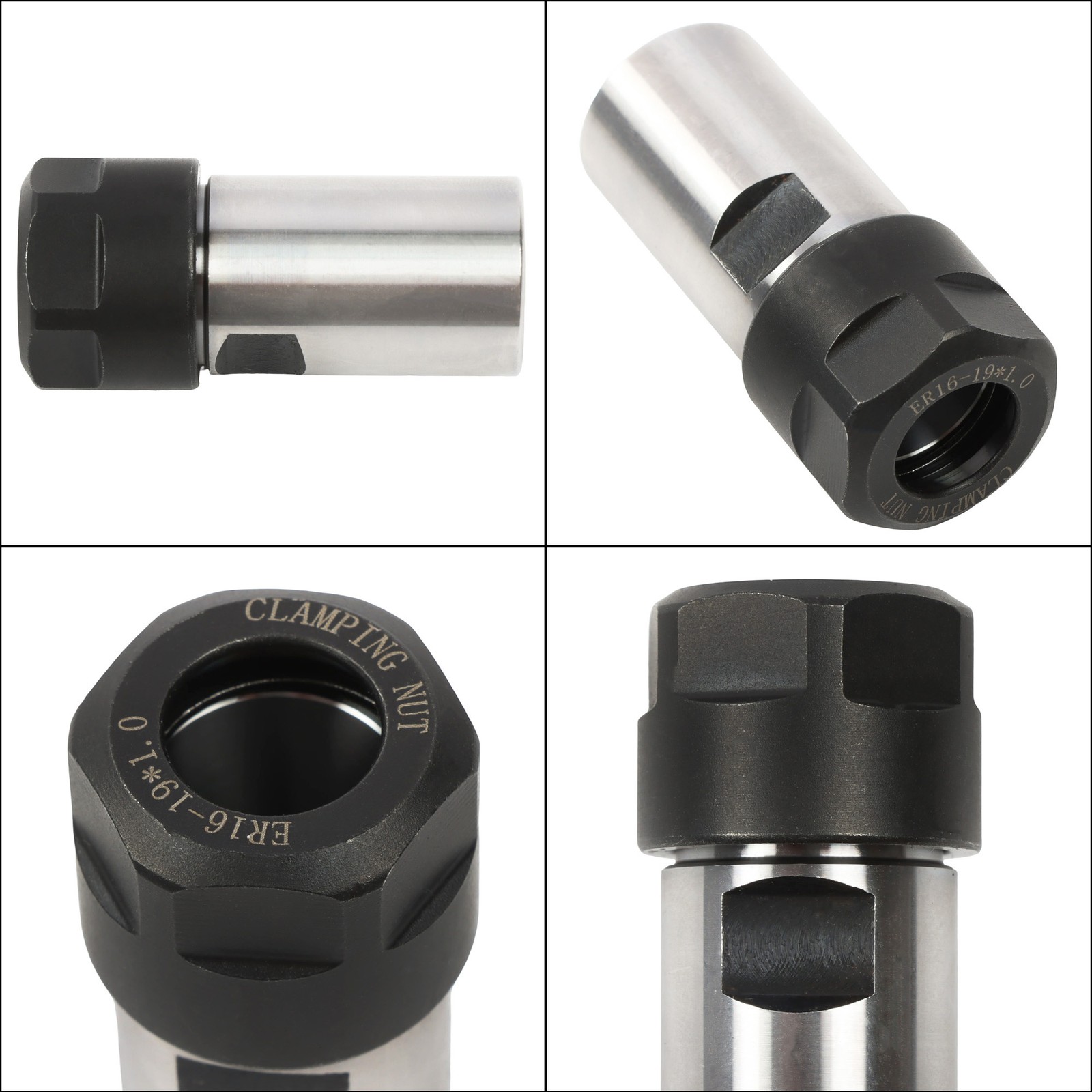 5/8-11 Thread Angle Grinder Extension Shaft Set w/ 1/4" & 1/2" Collets 3Pack