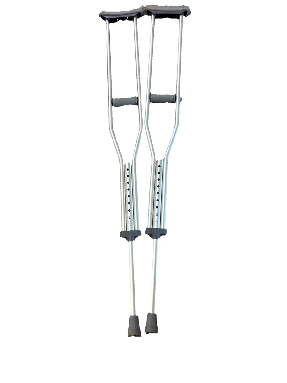 McKesson Aluminum Adult Underarm Crutches 5' 2" to 5' 10" Patient Ht- USA Seller