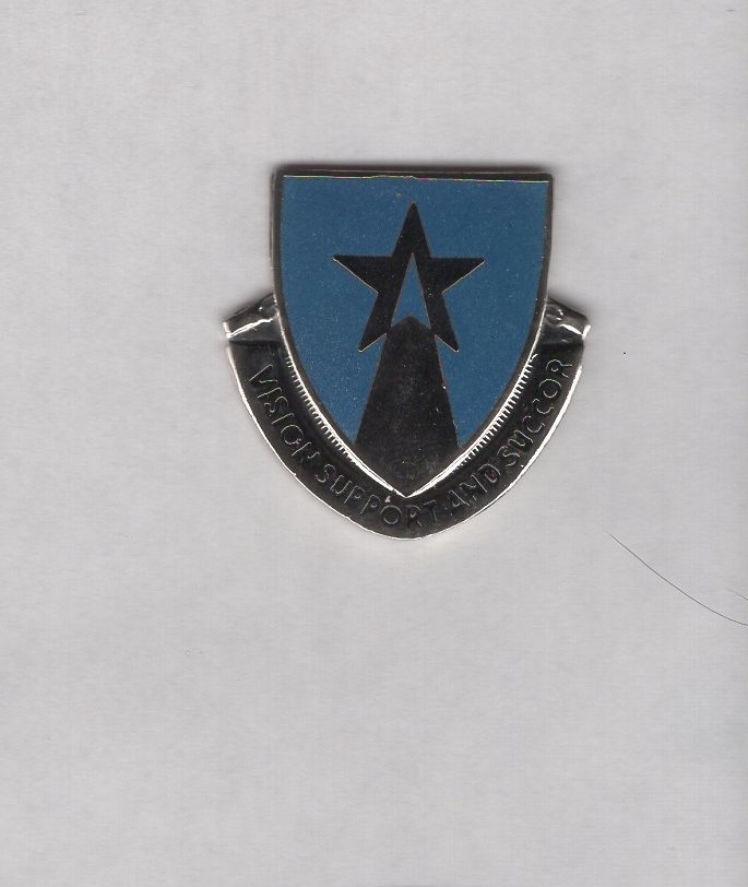 US Army 503rd Avaition Brigade crest DUI c/b clutchback badge G-23