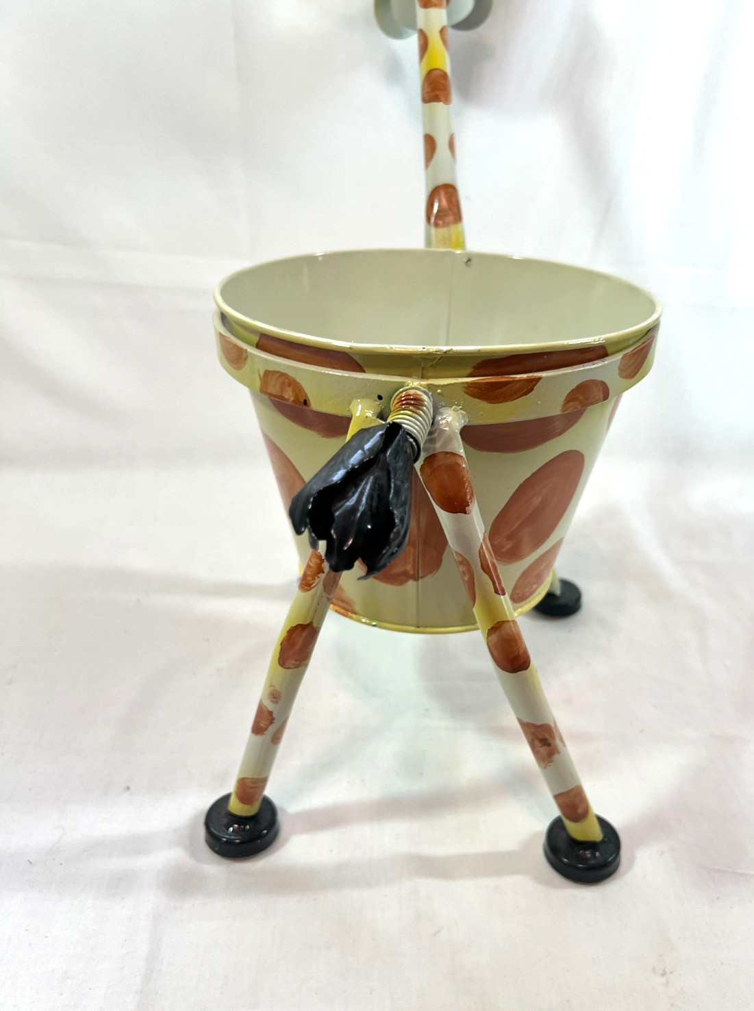 Decorative Giraffe 18" Metal Planter