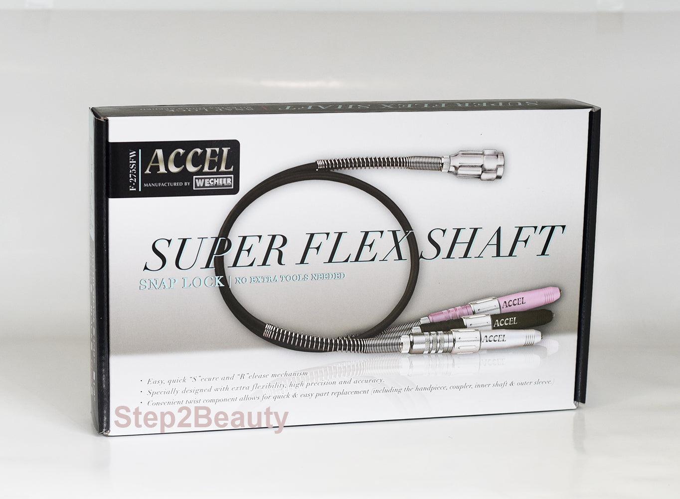 ACCEL Super Flex Shaft 3/32" Shank Snap Lock No Extra Tools Needed NIB