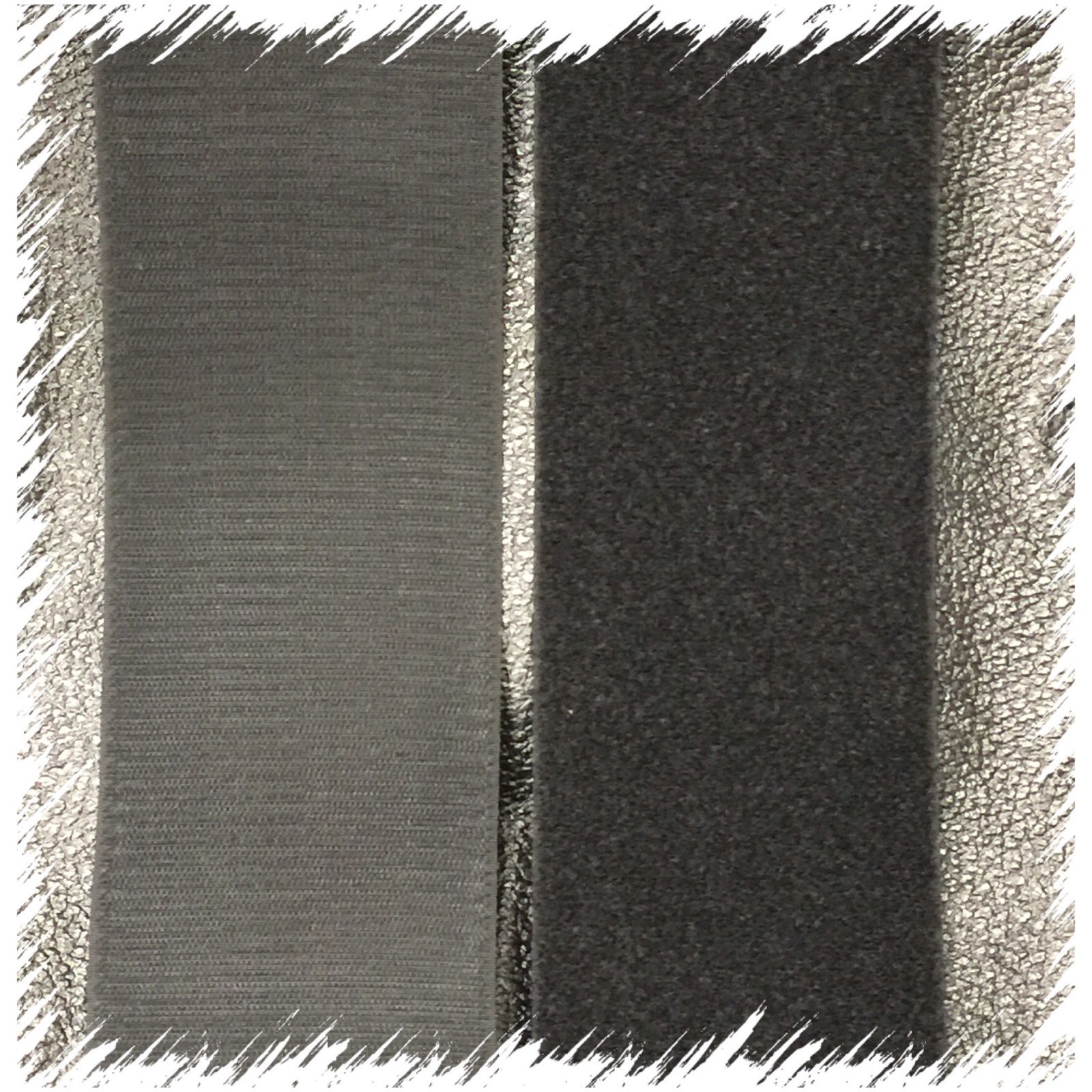 4" Inch Wide HOOK and LOOP Sew On Fastener One Yard (36") Black US SELLER