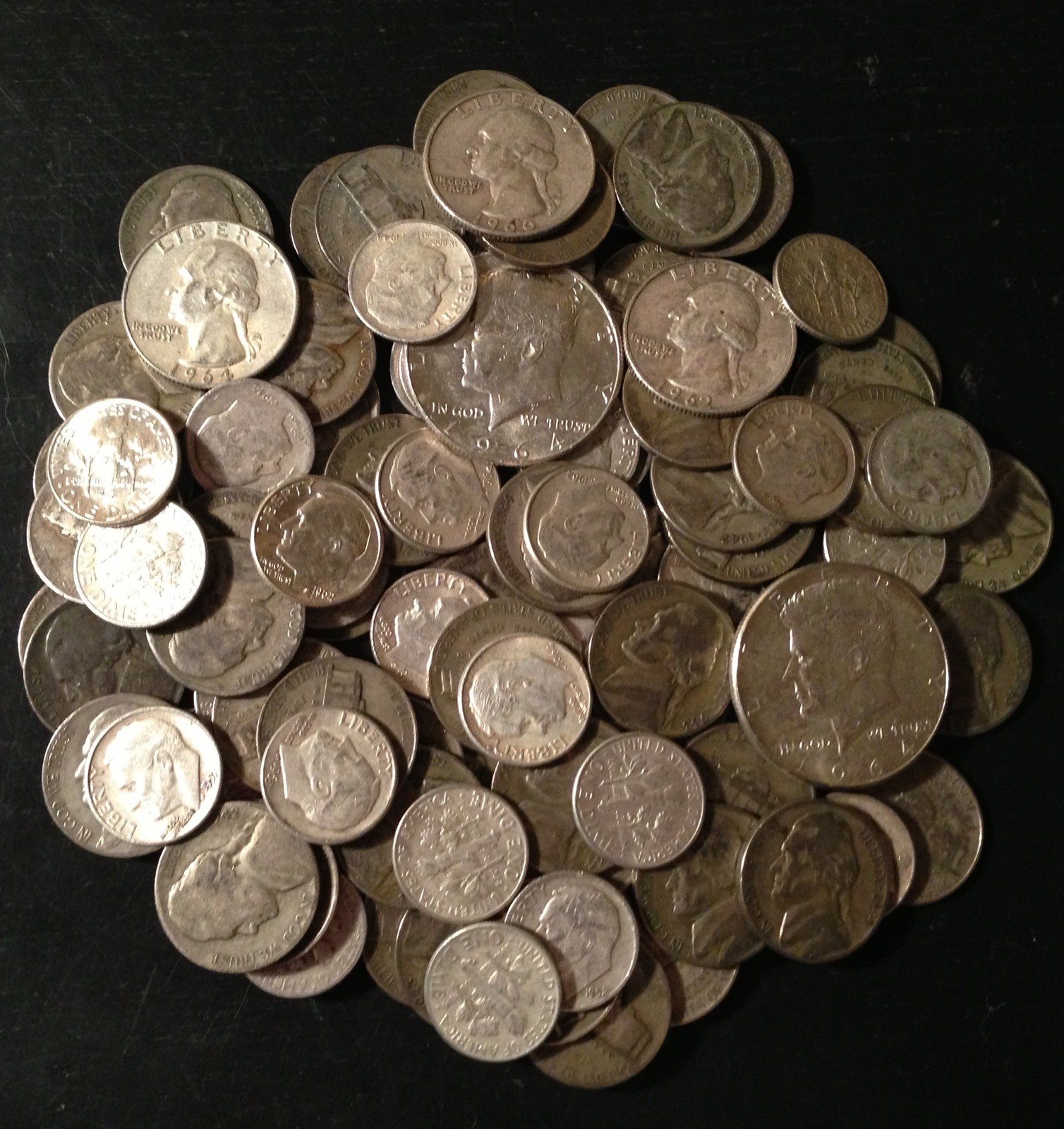 BUY TODAY! (1/2) HALF Troy Pound LB U.S. Mixed Silver Coins  No Junk Pre65 ONE !