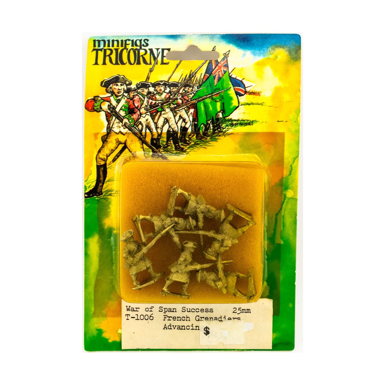 Minifigs Tricorne 25mm French Grenadiers Advancing Pack New