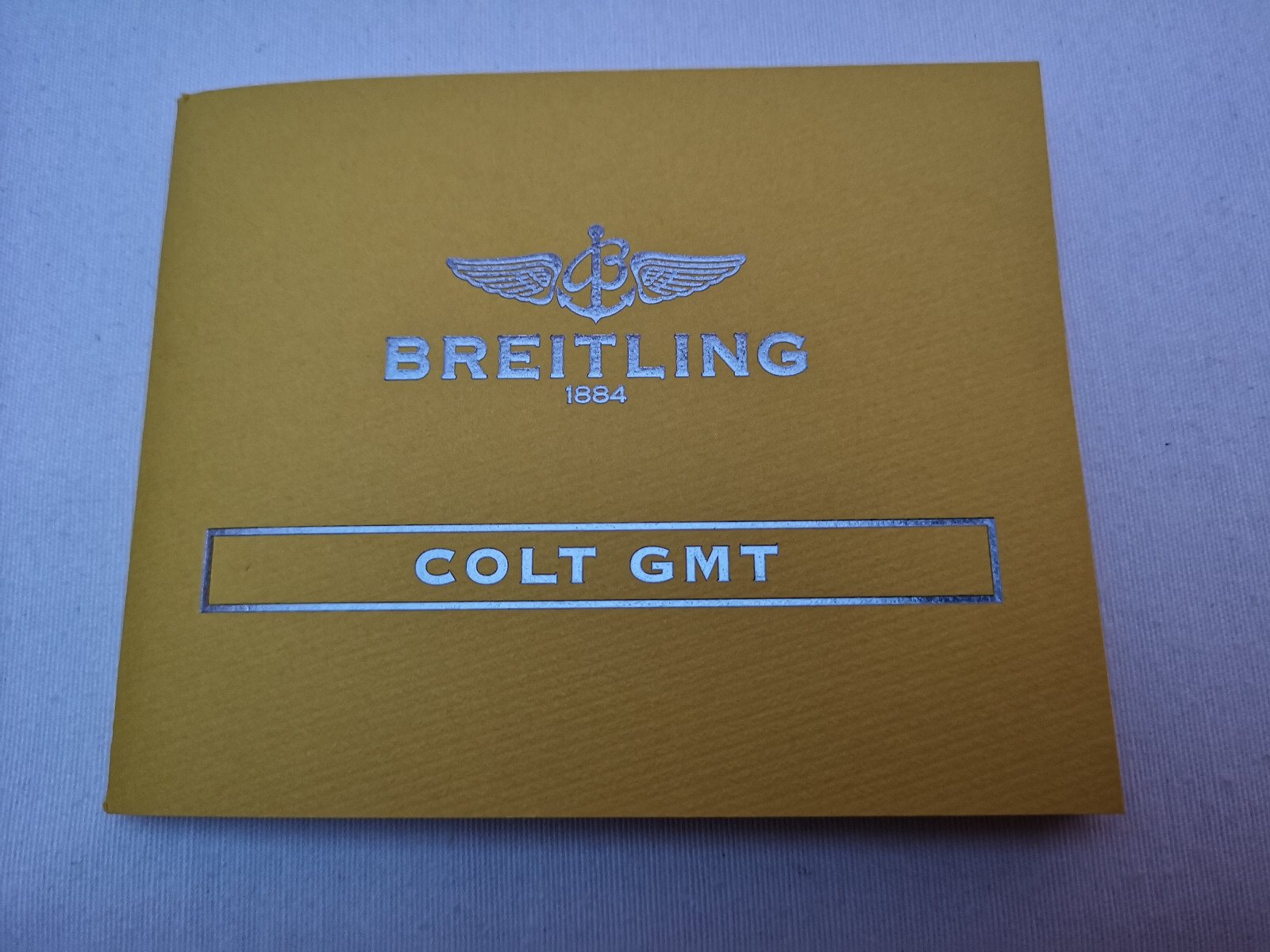 Breitling COLT GMT MANUAL INSTRUCTION MANUAL INSTRUCTIONS Instructions